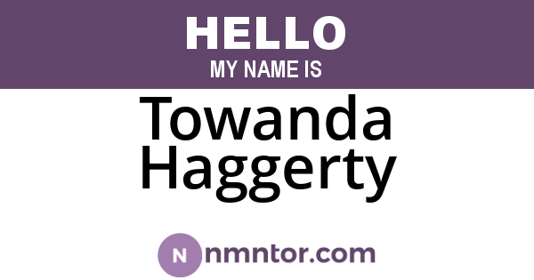 Towanda Haggerty