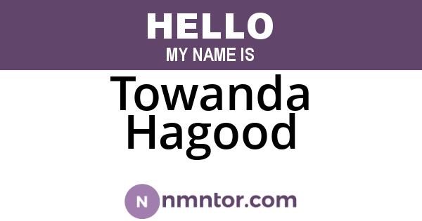 Towanda Hagood