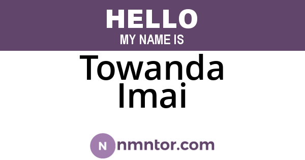 Towanda Imai