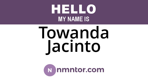 Towanda Jacinto