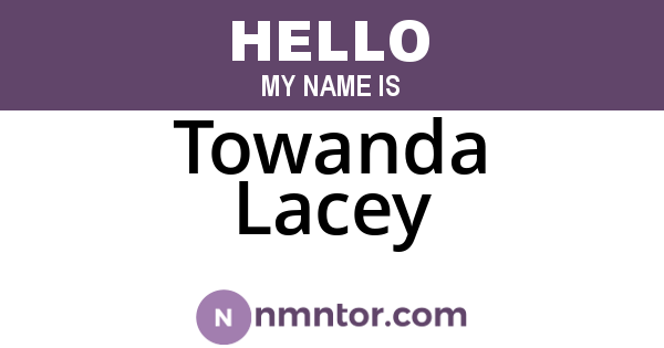 Towanda Lacey
