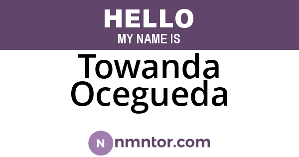 Towanda Ocegueda