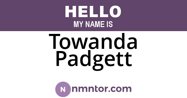 Towanda Padgett
