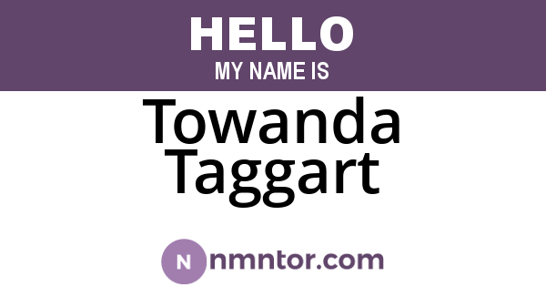 Towanda Taggart