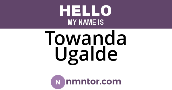 Towanda Ugalde