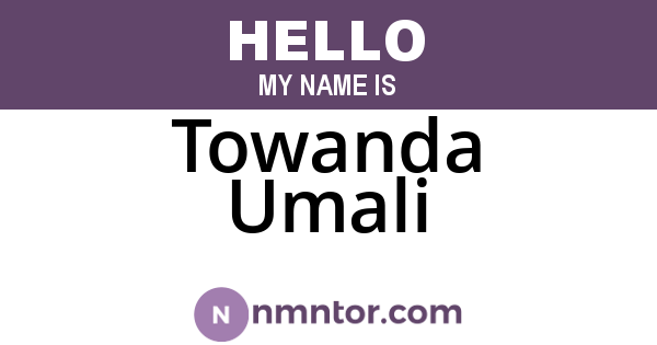 Towanda Umali