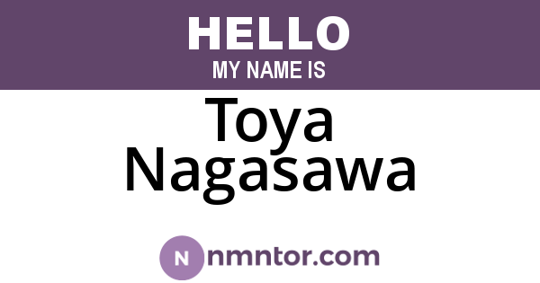 Toya Nagasawa