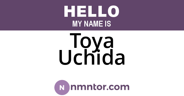 Toya Uchida