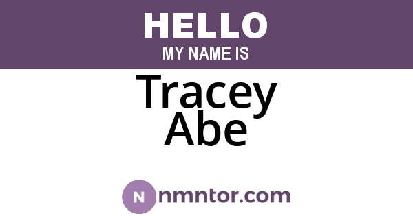 Tracey Abe