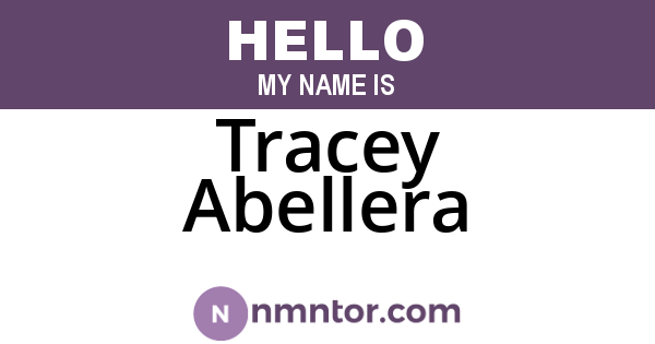 Tracey Abellera