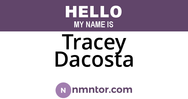 Tracey Dacosta