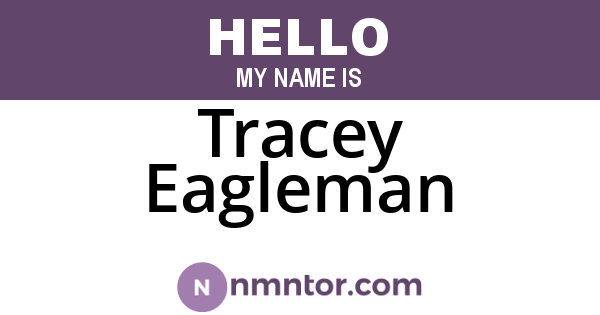 Tracey Eagleman