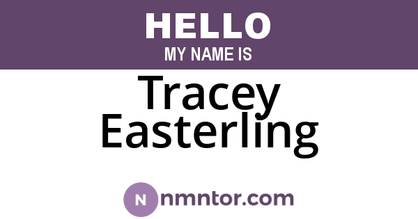 Tracey Easterling