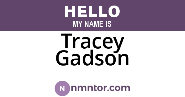 Tracey Gadson