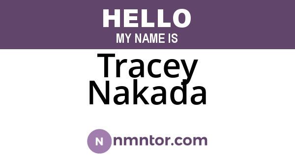Tracey Nakada
