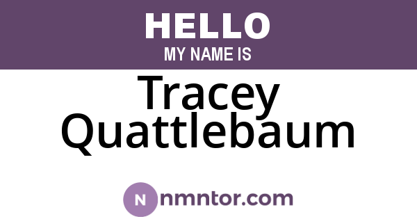 Tracey Quattlebaum