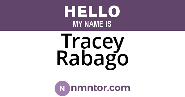 Tracey Rabago