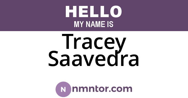 Tracey Saavedra
