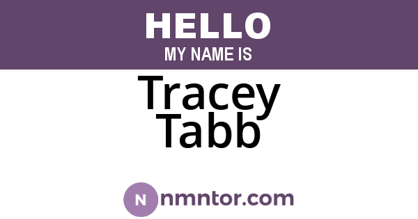 Tracey Tabb