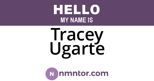 Tracey Ugarte