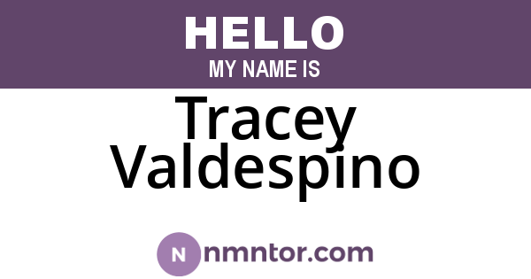 Tracey Valdespino