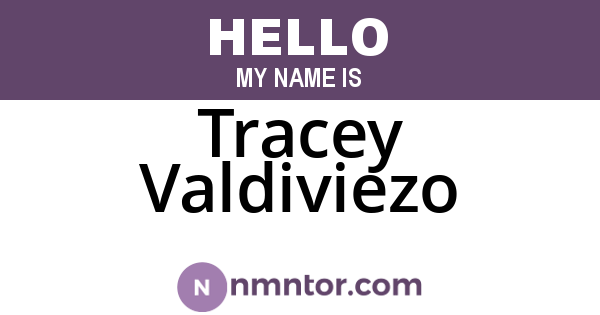 Tracey Valdiviezo