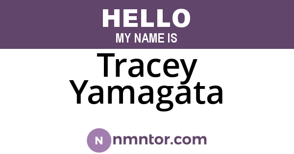 Tracey Yamagata