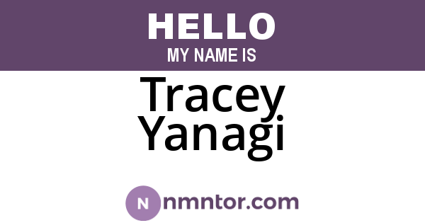Tracey Yanagi
