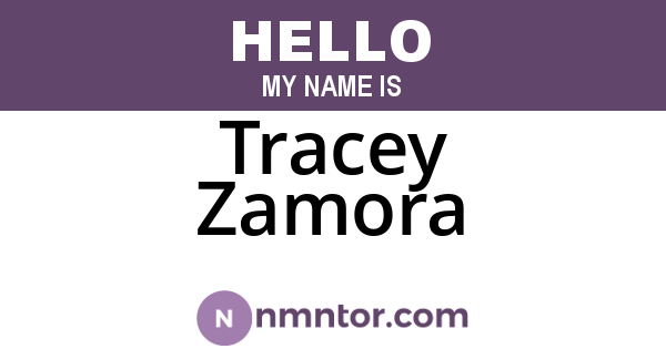 Tracey Zamora