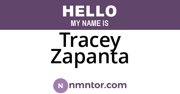Tracey Zapanta