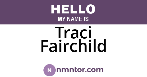 Traci Fairchild
