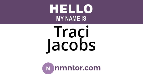 Traci Jacobs