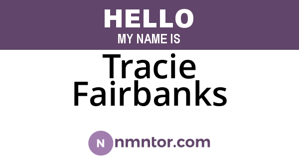 Tracie Fairbanks