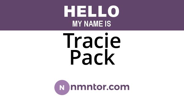 Tracie Pack