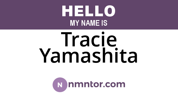 Tracie Yamashita