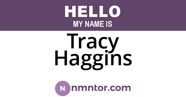 Tracy Haggins