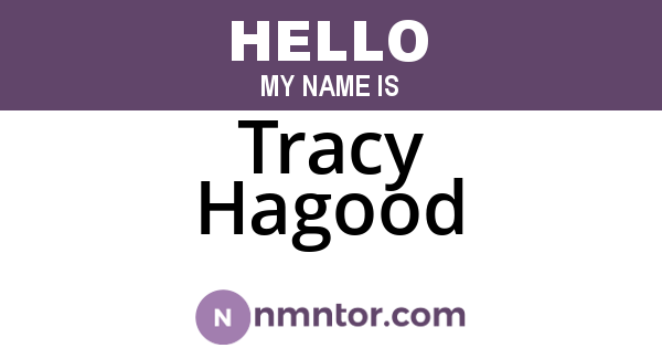 Tracy Hagood
