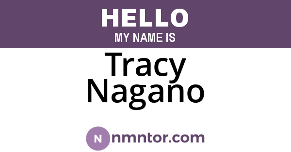 Tracy Nagano