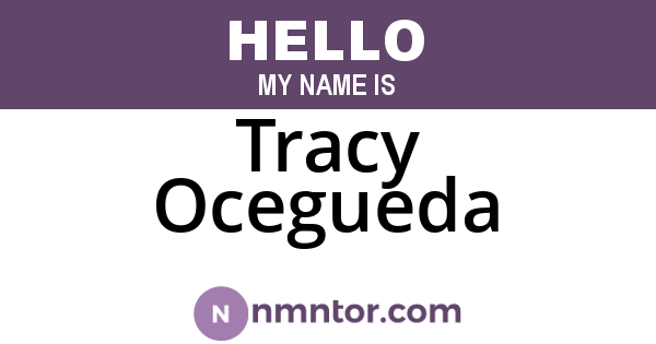 Tracy Ocegueda