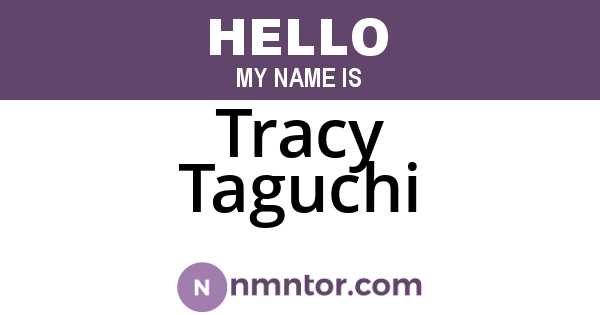 Tracy Taguchi