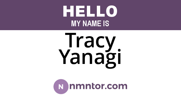 Tracy Yanagi