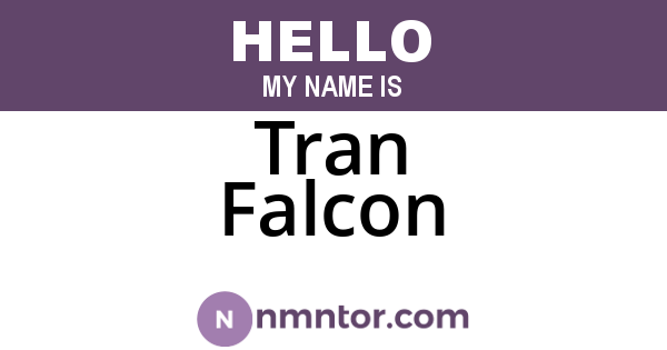 Tran Falcon