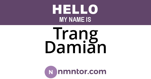 Trang Damian