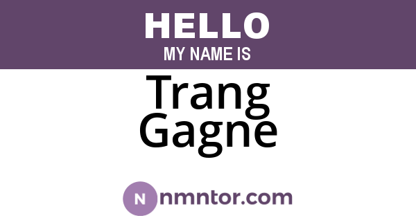 Trang Gagne
