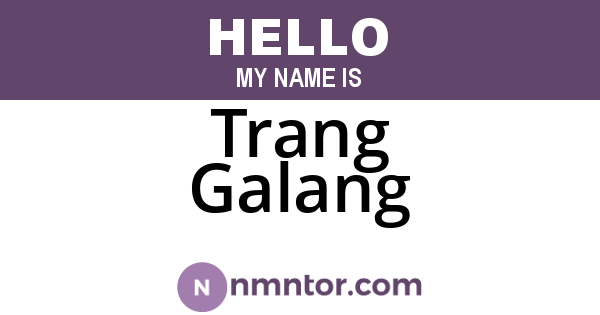Trang Galang