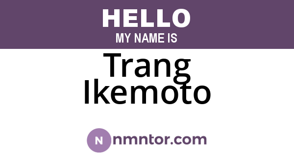 Trang Ikemoto