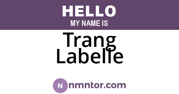 Trang Labelle