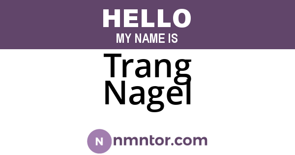 Trang Nagel