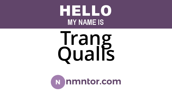 Trang Qualls