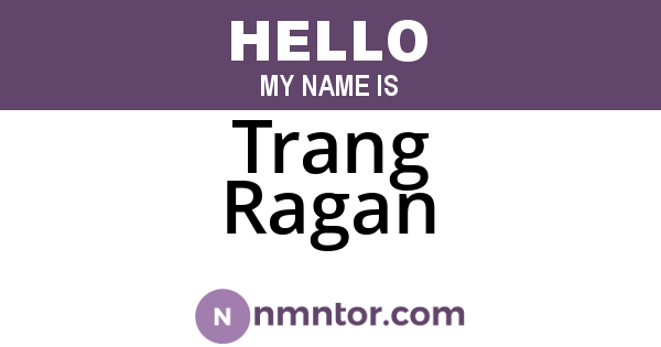 Trang Ragan